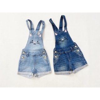 Quần yếm jean mèo H&M