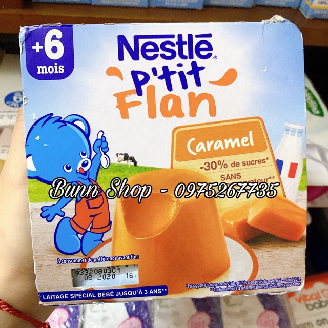 BÁNH FLAN NESTLE PHÁP CHO BÉ TỪ 6M+