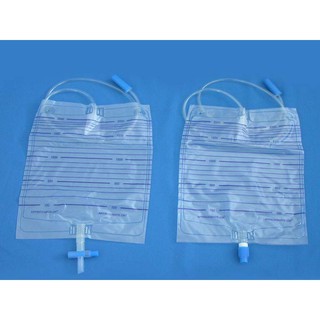 Túi đựng nước tiểu van ngang,van thẳng - Bịch 10 chiếc