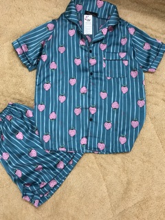 FREESHIP_ĐỒ BỘ MẶC NHÀ PIJAMA LỤA SATIN ÁO CỘC QUẦN ĐÙI