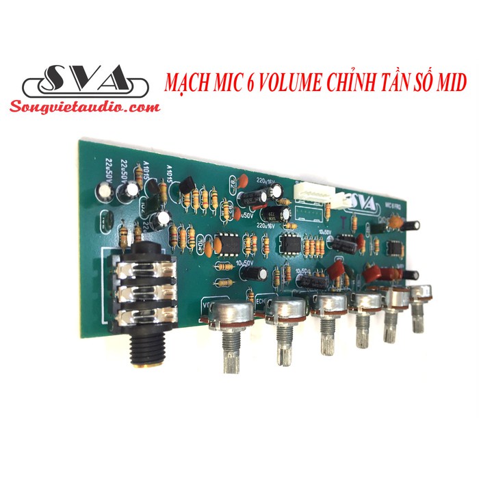 MẠCH MIC 6 VOLUME (CHỈNH TẦN SỐ MID)