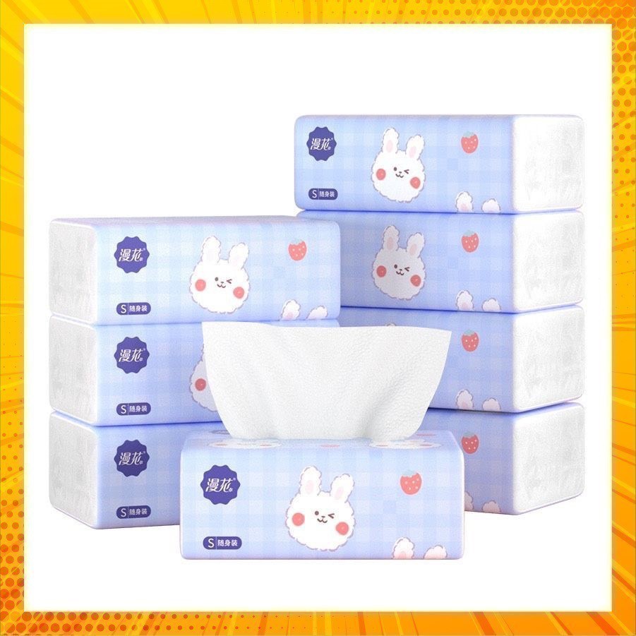 GIẤY ĂN HÌNH THỎ TRẮNG SIÊU DAI