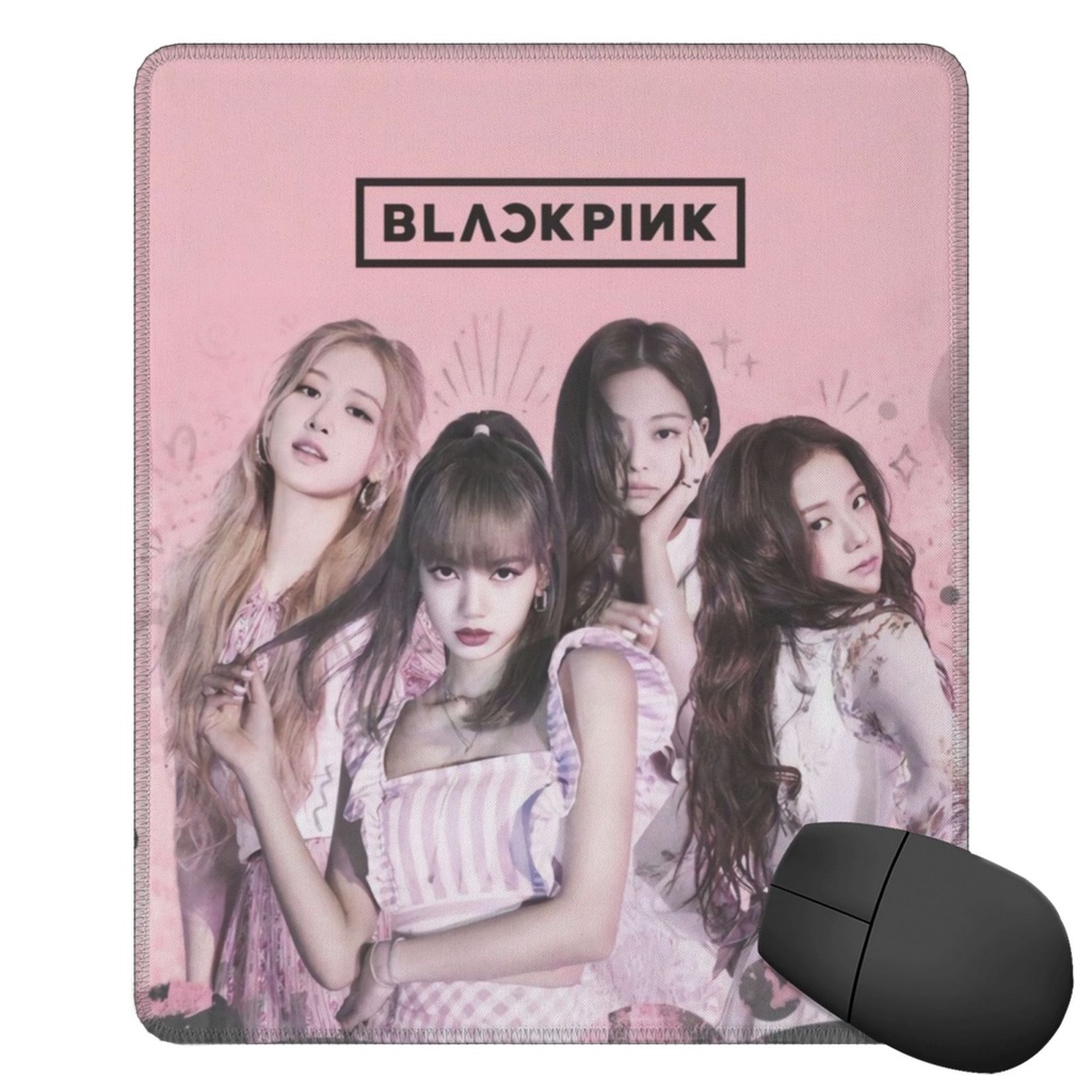Lót ChuộT Cao Su ChốNg TrượT In HìNh BLACKPINK 30x25cm