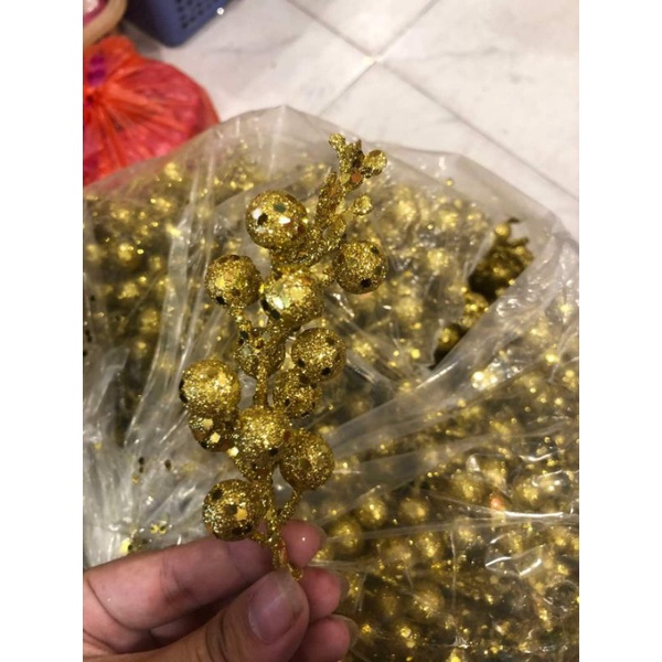 Sung nhũ trang trí cháp oản cháp bánh kẹo ngày tết