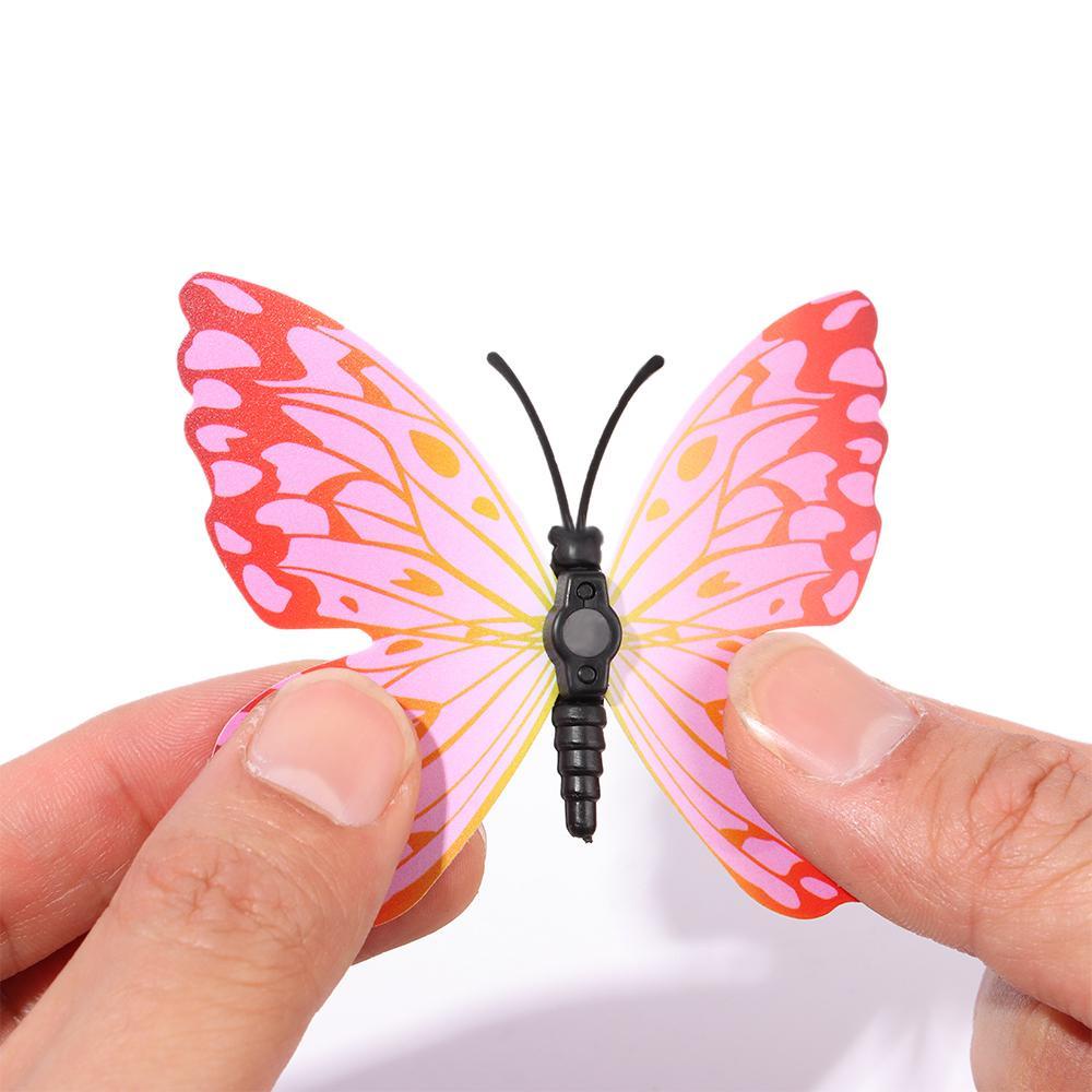 Sticker Dán Tường Hình Bướm 3D Nhiều Màu Sắc Trang Trí Phòng Ngủ