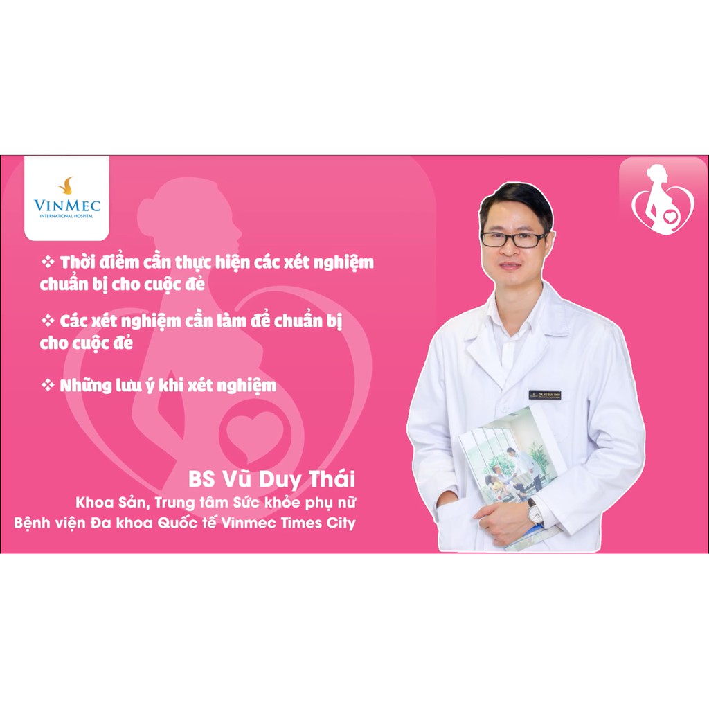 [Toàn quốc] [E-Voucher] Giảm 200.000 vnđ cho Chương trình học “ Thai kỳ khỏe mạnh cùng chuyên gia Vinmec” tại Vinmec