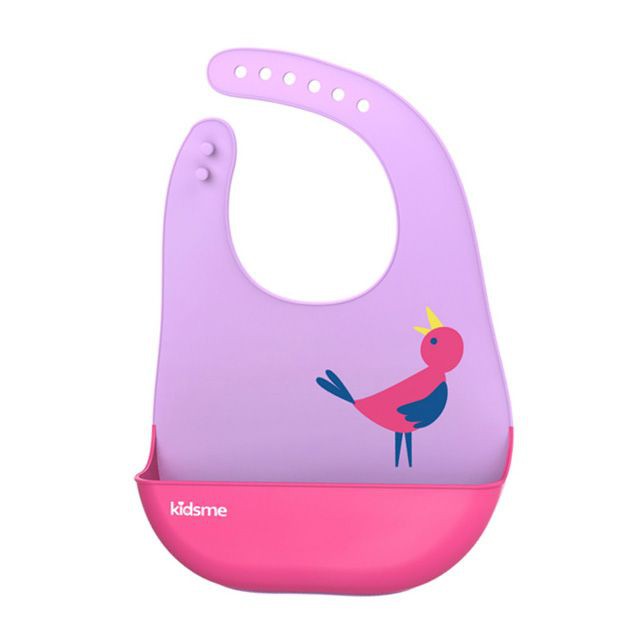 Yếm ăn cho bé silicone Kidsme 120173 đủ màu