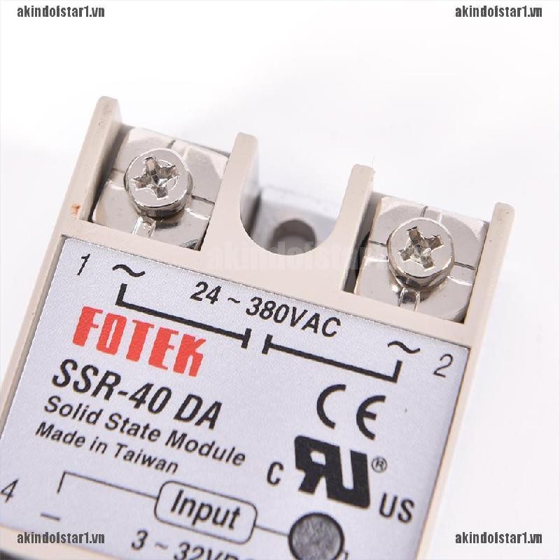 Rơ Le Trạng Thái Rắn Ssr 40a Ssr-40Da 40a