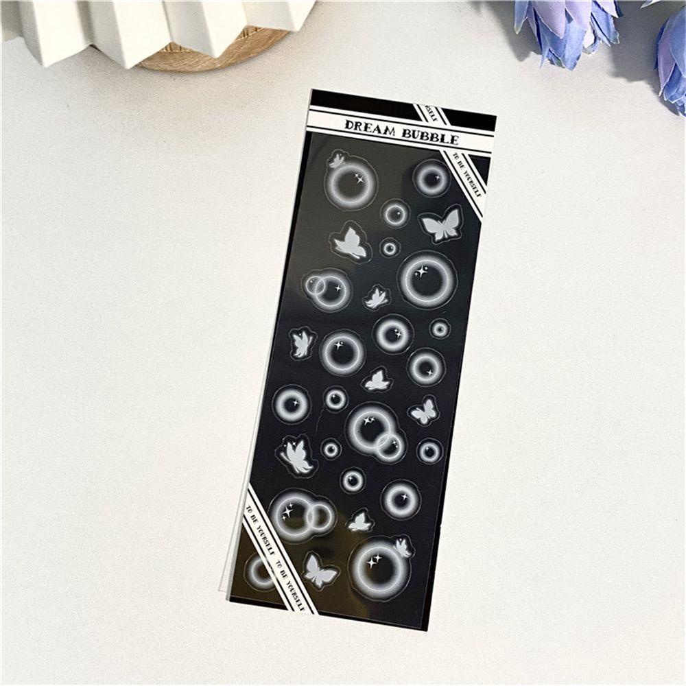 Sticker Dán Trang Trí Sổ Lưu Niệm Hình Bướm DIY