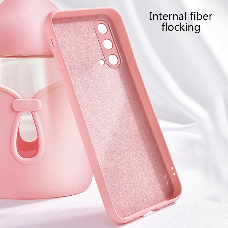 Ốp điện thoại silicon mềm màu trơn chống rơi bảo vệ toàn diện cho Oneplus Nord CE 5G