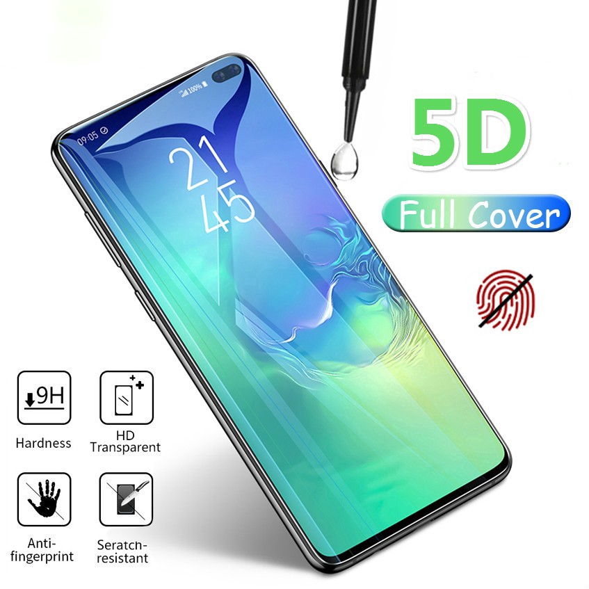 Kính cường lực 5D bảo vệ toàn diện màn hình Samsung Galaxy A7 A9 A6 2018 A30 A50 A10 M10 M20 M30 A8S