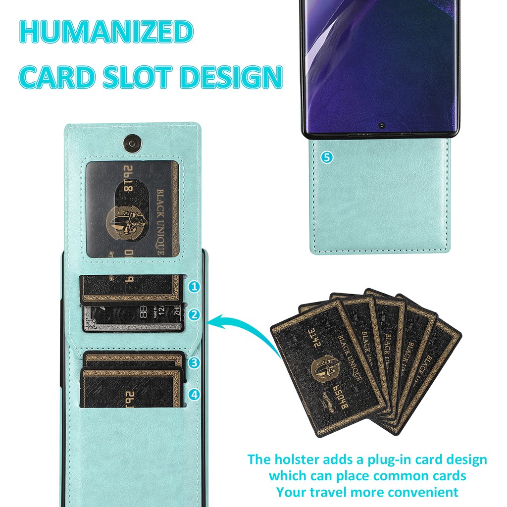 Ốp Lưng Kiểu Ví Tiền Cho Samsung Galaxy S23 S22 Note 20 Ultra S23 Plus