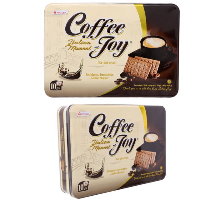 Bánh quy Coffee Joy vị Cà Phê hộp 450g/ 360g