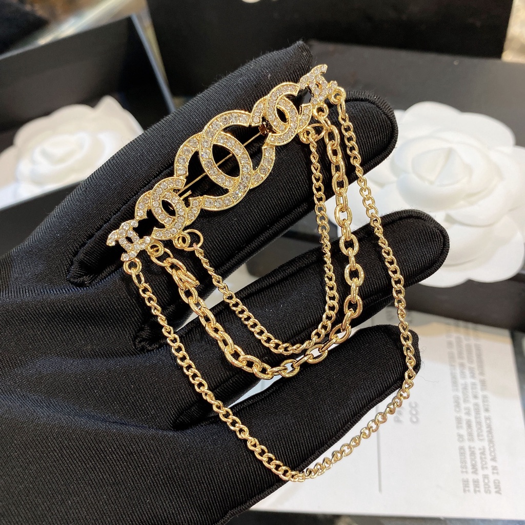 Cài áo nữ đính đá cao cấp sang trọng Ròm House mang phong cách Hàn Quốc phụ kiện trang sức thời trang đẹp - ms4502