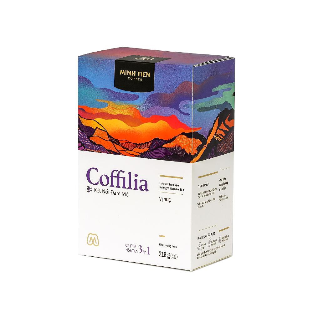 [Mua 2 tặng 1 hộp hòa tan 216g]Cà phê hòa tan 3in1 sạch nguyên bản Coffilia - Vị nhẹ 216g (hộp 12 gói) | BigBuy360 - bigbuy360.vn