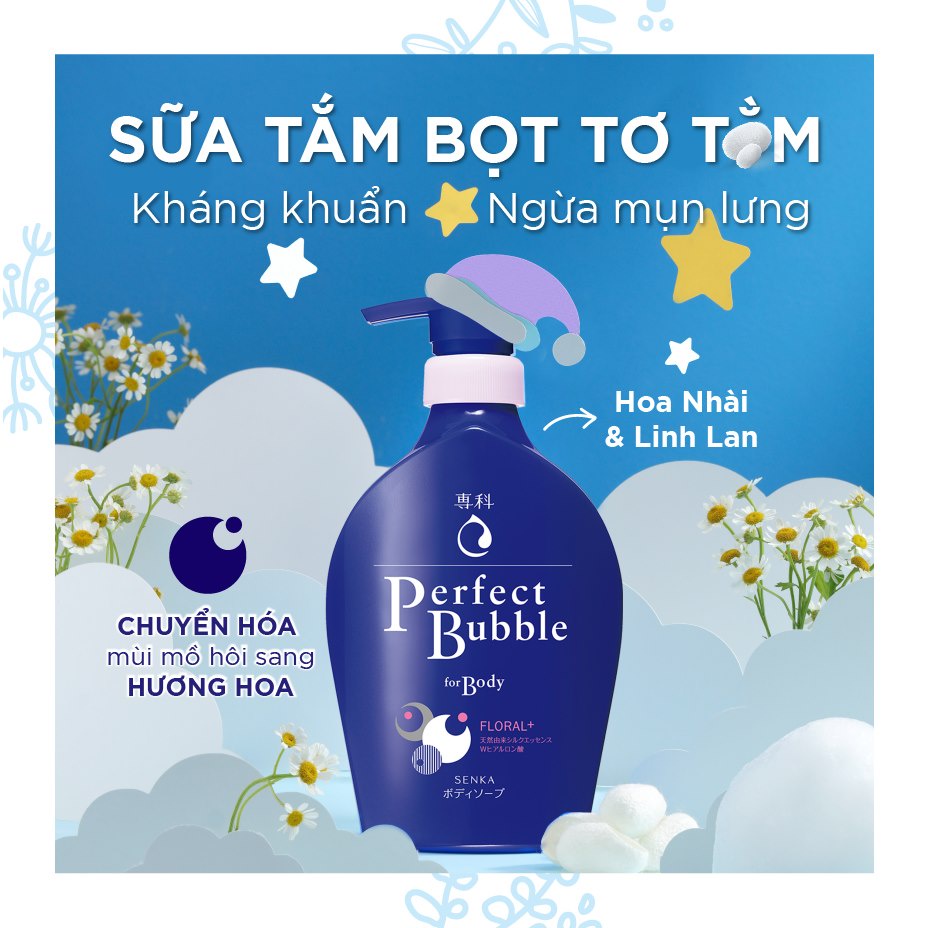 Sữa Tắm Dưỡng Ẩm Senka Perfect For Body 500ml