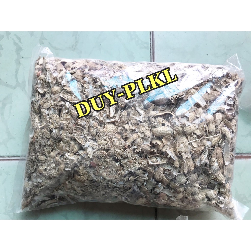 Giá Thể Vỏ Đậu Chuyên Trồng Rau Màu , Hoa Kiểng , Hoa Lan, Gói khoảng 300gr. Giá thể trồng lan.