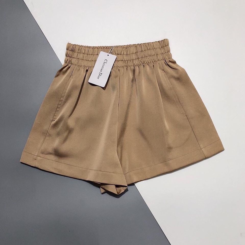 Quần đùi nữ cạp cao ống rộng tôn dáng❤Khuất Yến Bigsize❤chất liệu chéo hàn dày dặn form chuẩn không nhăn mềm