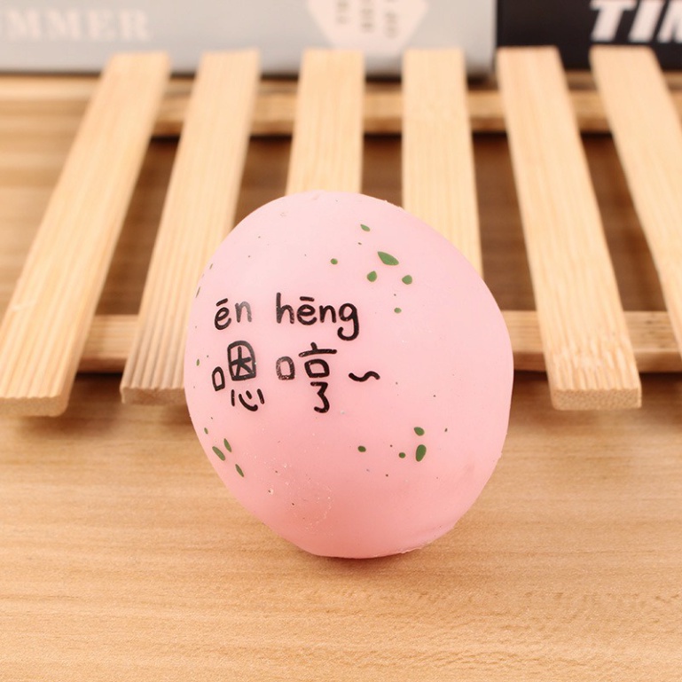 Trứng Lười Gudetama 2 lớp bóp trút giận xả stress giải tỏa căng thẳng đàn hồi mềm mịn