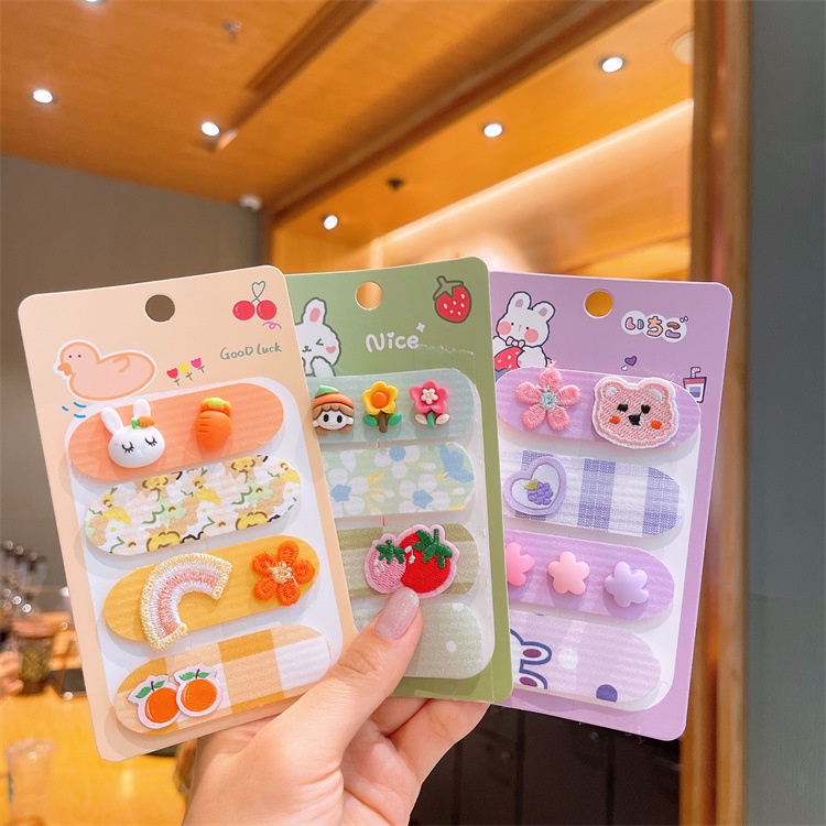 2022 Băng Đô Hoa Quả Hoạt Hình Cho Bé Gái