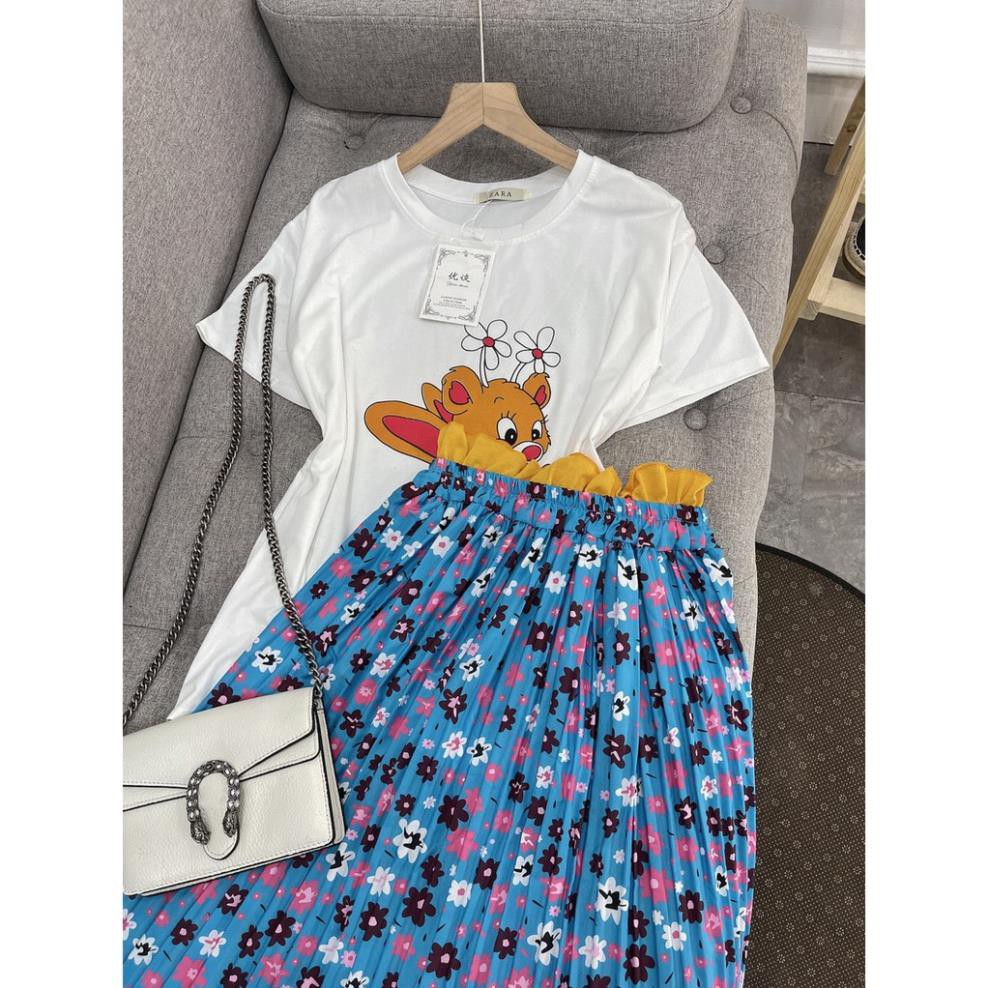 Set đồ nữ cá tính, set váy dài áo thun đi chơi sang chảnh mùa hè đẹp 8A00020 TKBHH | BigBuy360 - bigbuy360.vn