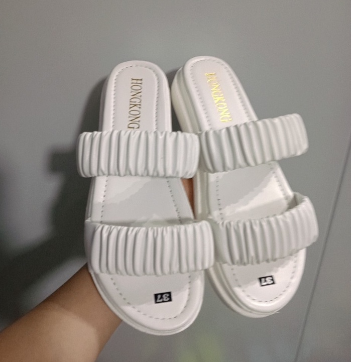 Dép hai quai bèo nhúm đế 3 cm siêu nhẹ cực xinh hot 2022