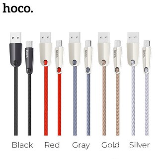 [Dây cáp sạc]-Cáp sạc nhanh chân Micro tự ngắt Hoco U35 1m2 chính hãng cho Samsung/Oppo/..