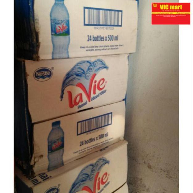 VIC mart_  Thùng 24 chai nước lavie 350ml