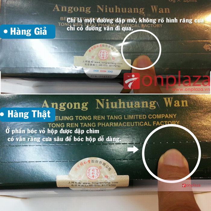 An Cung Ngưu Hoàng hoàn - hộp gỗ xanh 1 viên chính hãng Đồng Nhân Đường