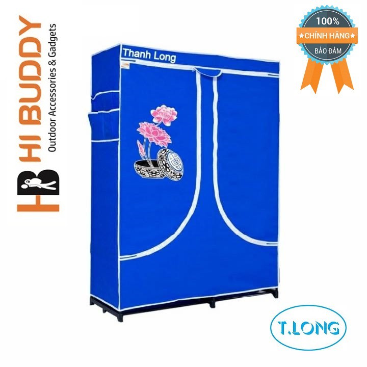 Bao Áo Tủ Vải Thanh Long 03 TLBA03 | Kích thước: 118 x 45 x 160cm | KHÔNG CÓ KHUNG SẮT