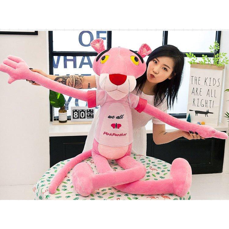 Gấu bông báo Hồng Pink Panther đáng yêu size 60cm size 80cm size 60cm - 80cm- 1mét - 1m3 - 1m6- 1m8