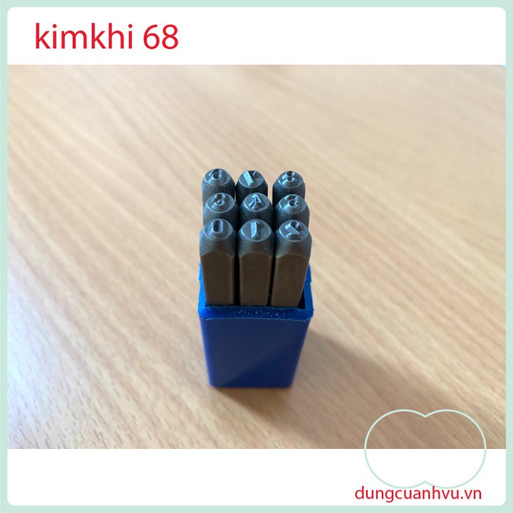 Bộ đóng số và chữ 3mm, 4mm ,5mm XUÔI