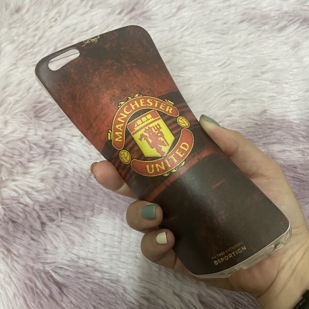 Ốp Điện Thoại Silicon in logo Manchester United Fc Man Utd