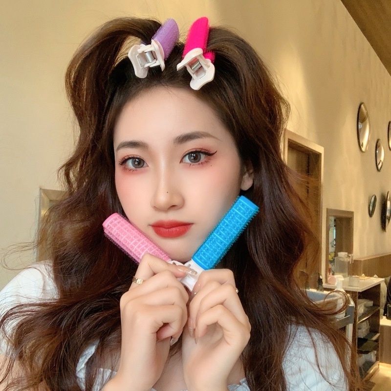 Kẹp uốn tóc mái phong cách Hàn Quốc đơn giản dành cho nữ
