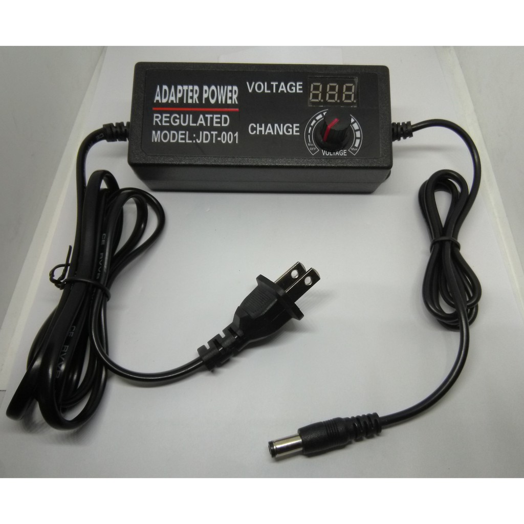Adapter điều chỉnh điện áp 3-24V 2A có led hiển thị Volt