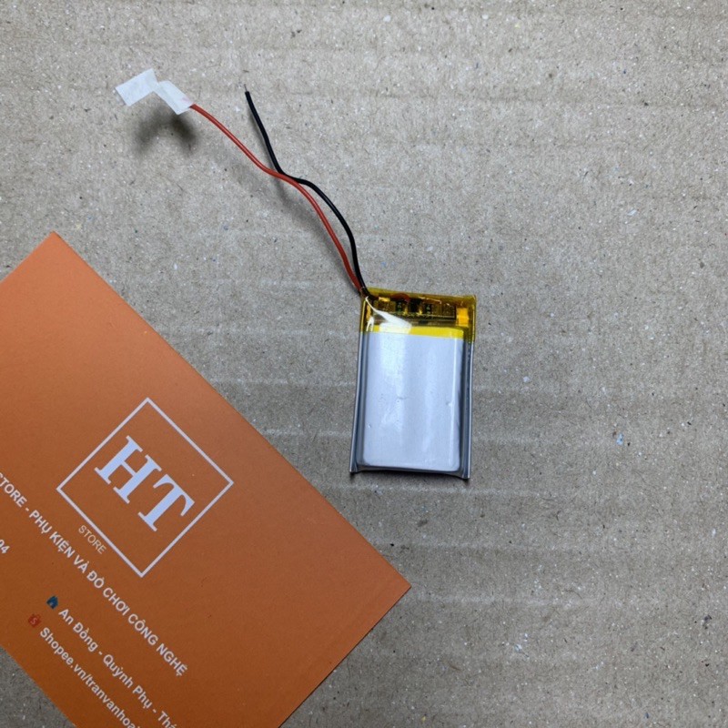 [Loại 1]Pin Li-Po 3.7V 502030 250mAh (Lithium Polyme) cho hộp sạc tai nghe Bluetooth