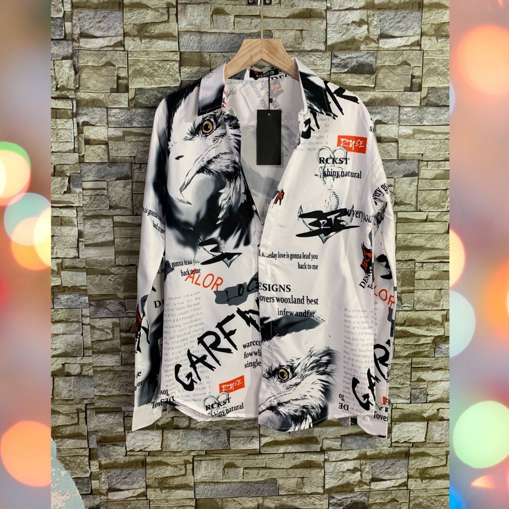 Áo Sơ Mi Nam Dài Tay Body DTXM1991 In 3D Hình Chim ưng Cực Chất | BigBuy360 - bigbuy360.vn