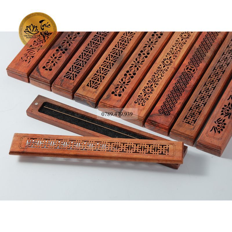 Hộp đốt nhang không tăm hoa văn | BigBuy360 - bigbuy360.vn