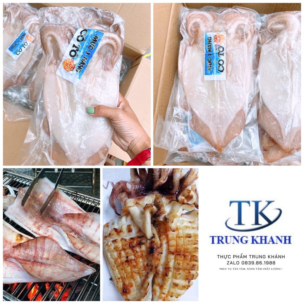 Mực 1 nắng Cô Tô 1kg