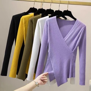 ÁO LEN VẠT CHÉO CỰC SANG CHẢNH
