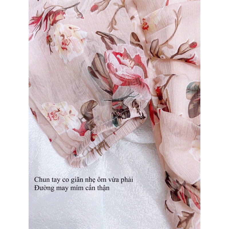 [GIÁ HỦY DIỆT]  Váy hoa be bèo V075 - Mimo shop phân phối trực tiếp ( kèm ảnh thật trải sàn shop tự chụp)