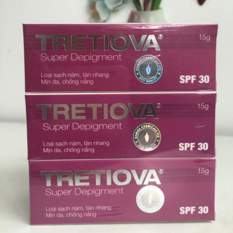 Kem Tretiova  ⚡ CAM KẾT CHẤT LƯỢNG ⚡ Bôi N.á.m T.à.n N.h.a.ng  trên da hiệu quả 15g