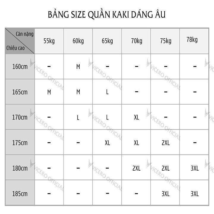 Quần Kaki Nam Chất Co Giãn Thời Trang VICERO