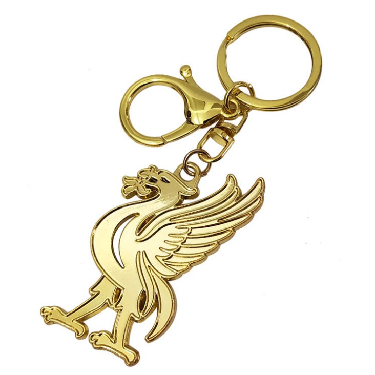 Móc khóa vàng logo đội bóng Mu - Chelsea- Barca- Real - Juvetus- Liverpool