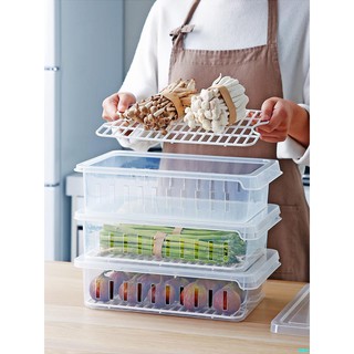 Hộp Nhựa Đựng Bảo Quản Thực Phẩm Tươi Mới Phong Cách Nhật Bản