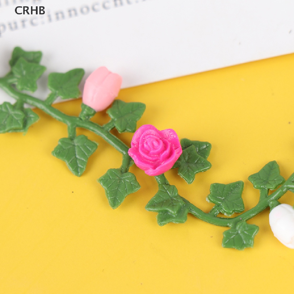 Crh Mô Hình Cây Hoa Trang Trí Nhà Búp Bê Tỉ Lệ 1: 12 Mới