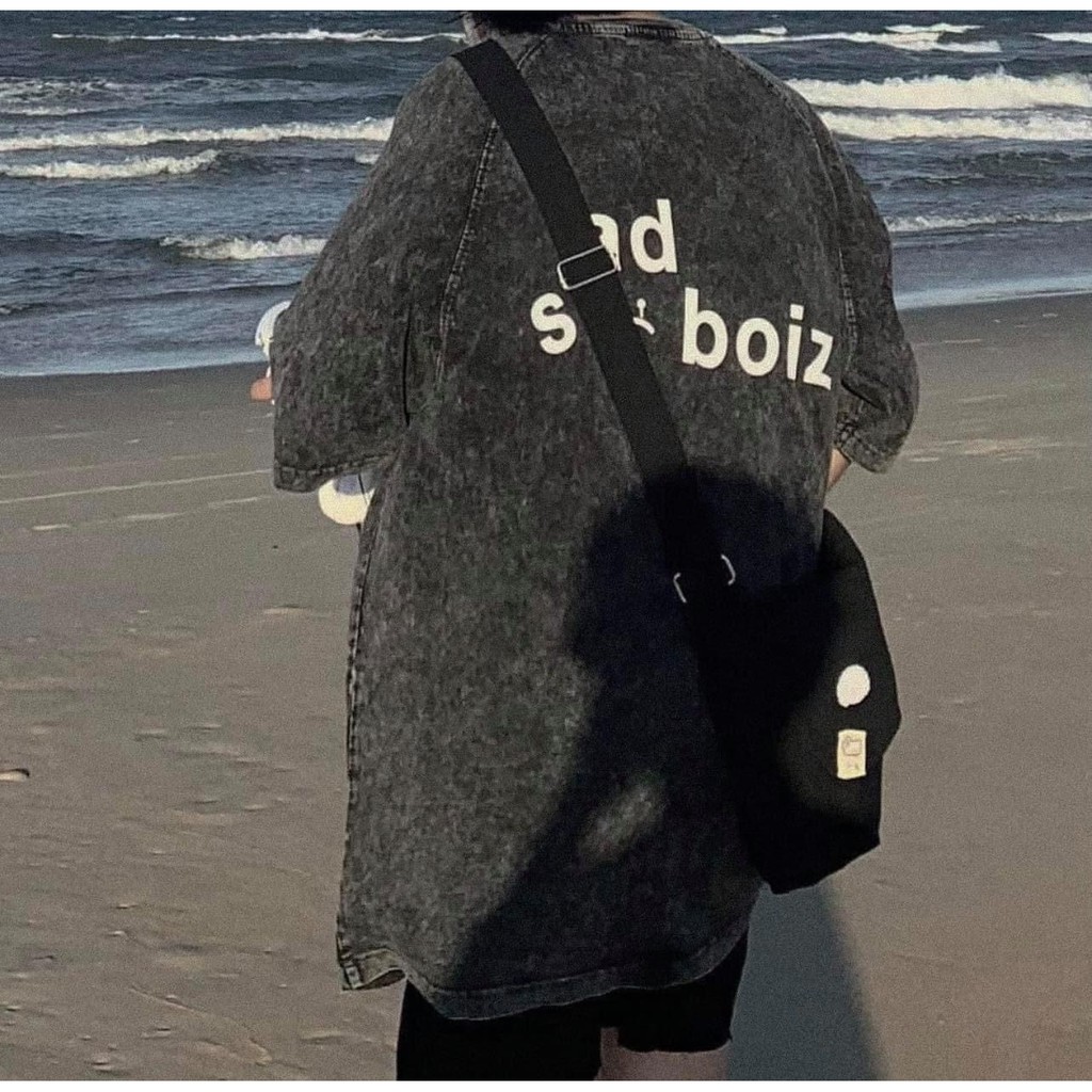 Áo Thun Tay Lỡ Áo Phông Nam Nữ Loang Sadboiz Unisex Full Tag