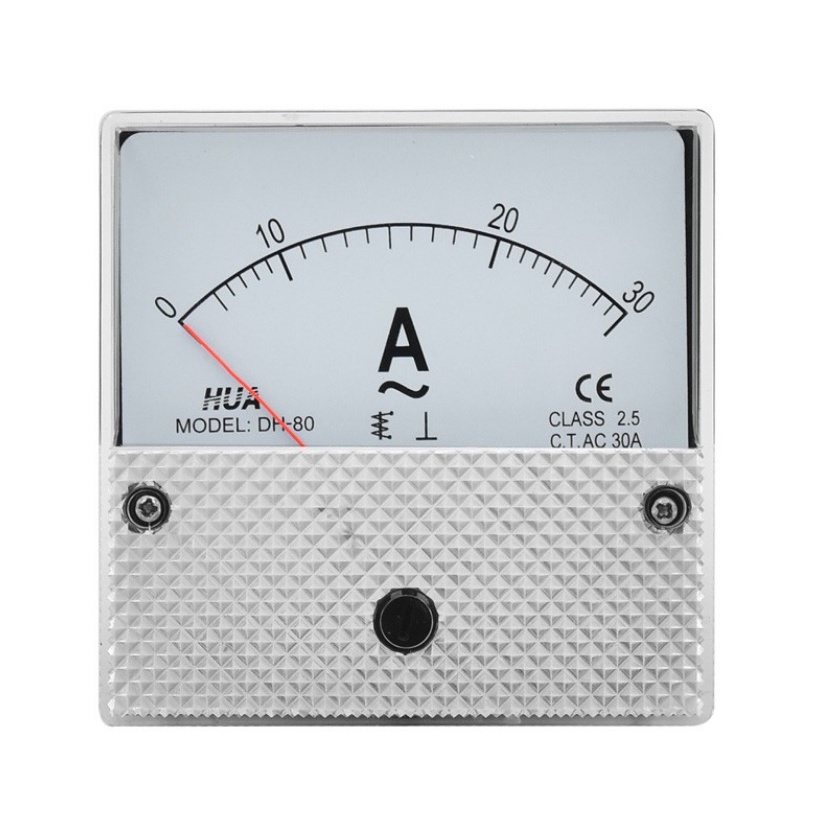 Ampe kế 30A AC DH-80 kích thước mặt 80x80