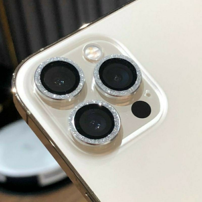[ kuzoom nhũ ] bộ dán mắt camera cho iPhone 12 Mini,12,12 Pro,12 Pro,11promax,11,11 pro max các màu siêu hót