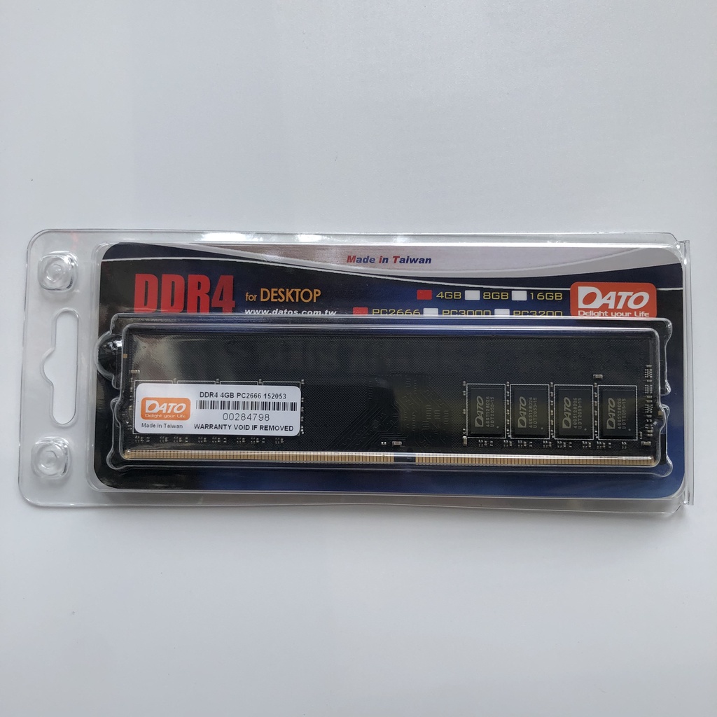 Bộ nhớ trong máy tính để bàn Ram Dato 4GB DDR4 bus 2666